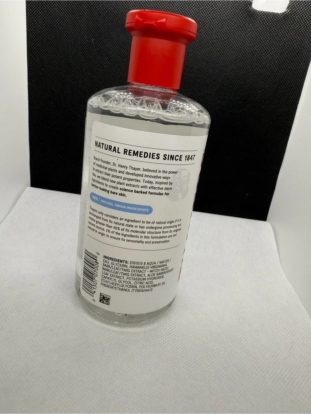 Thayers Unscented Facial Toner — Clear with Red Cap